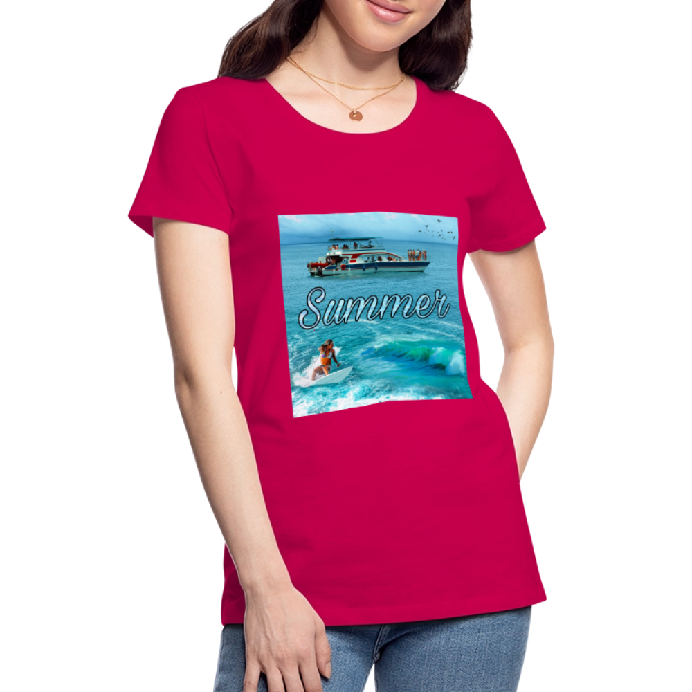 Women’s Premium T-Shirt - dark pink
