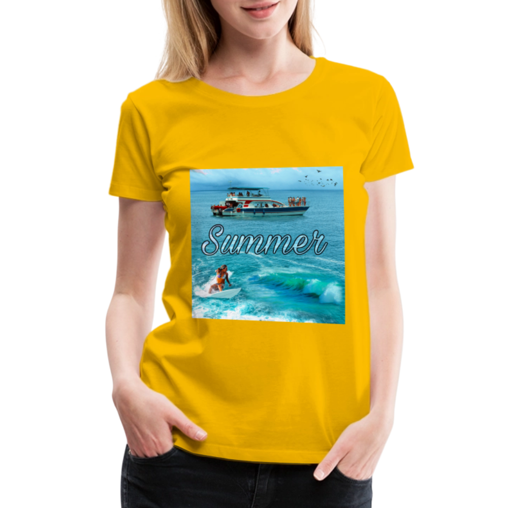 Women’s Premium T-Shirt - sun yellow