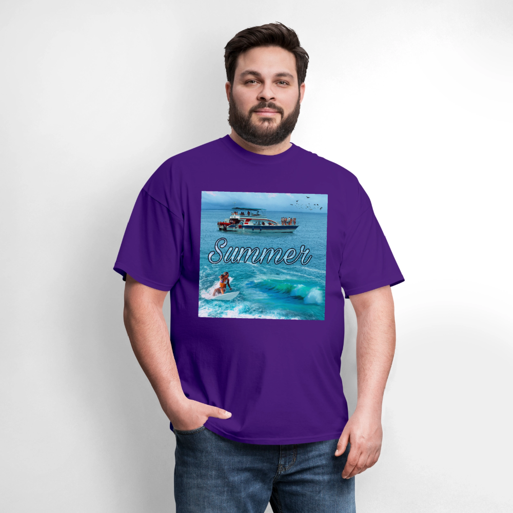 Men's T-Shirt | GILDAN 5000 - purple