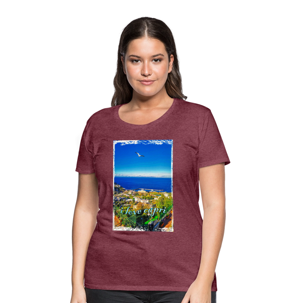 Women’s Premium T-Shirt - heather burgundy