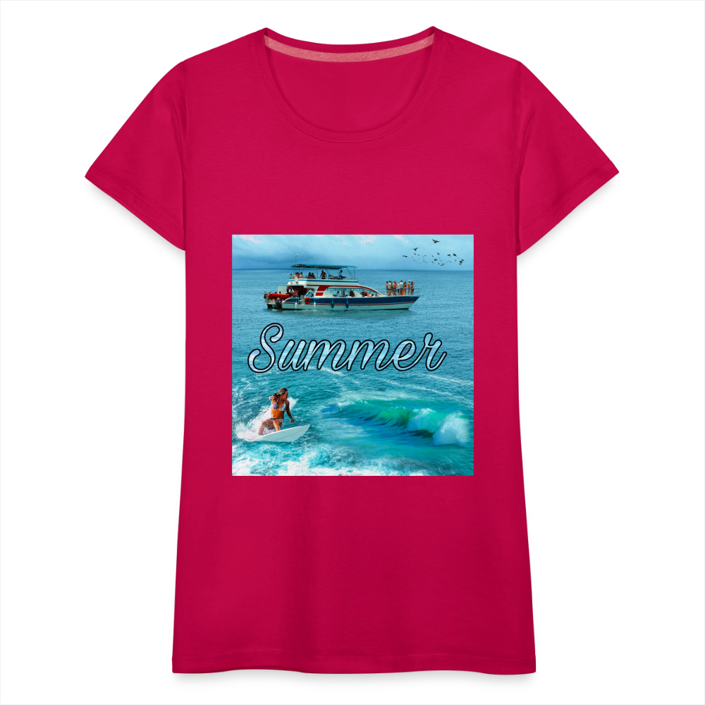Women’s Premium T-Shirt - dark pink